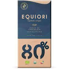 CHOCOLATE EQUIORI OSCURO*80G