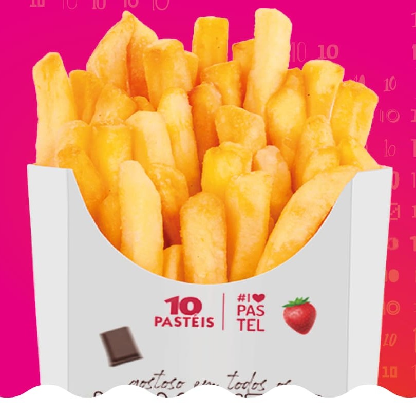 Batata frita na hora. 100g