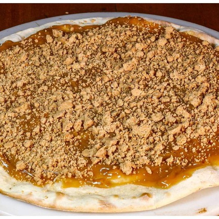 Massa fininha doce de leite e paçoca(35cm)