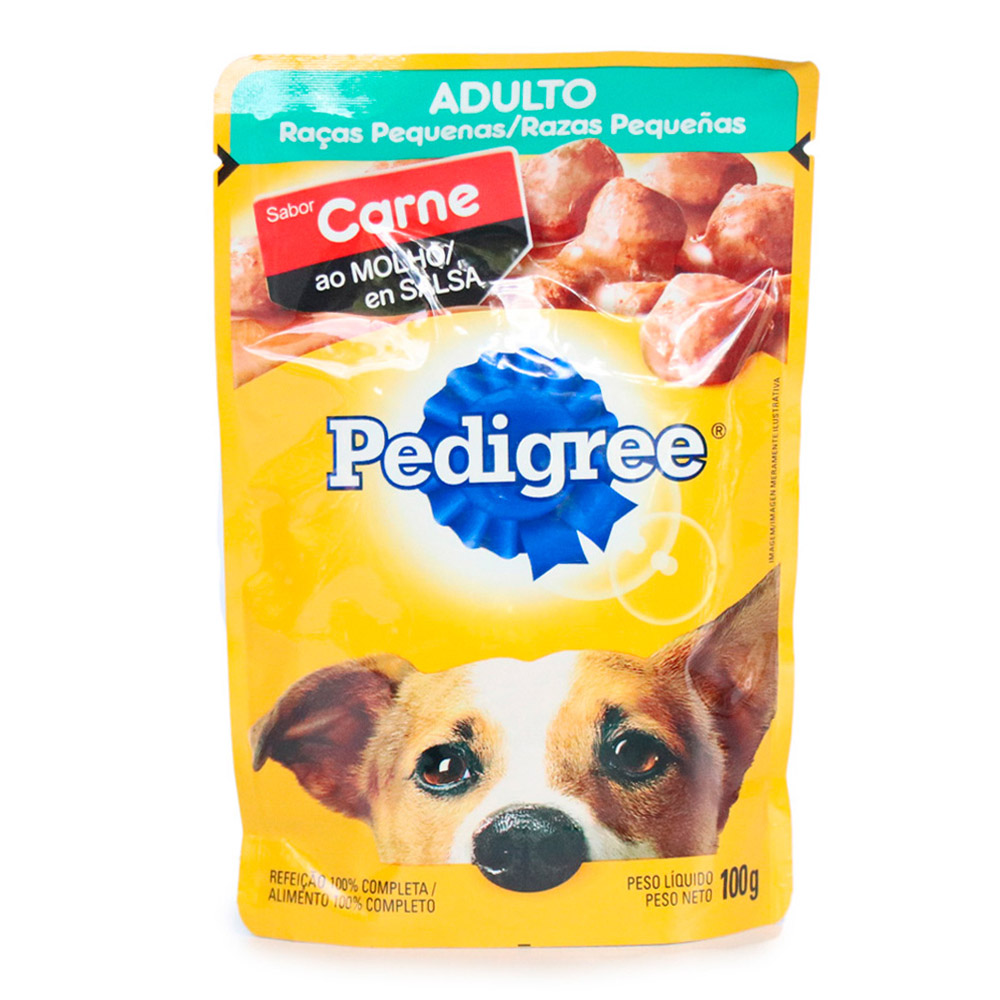 CAR PEDIGREE POUCH ADUL PEQ CAR*100GR