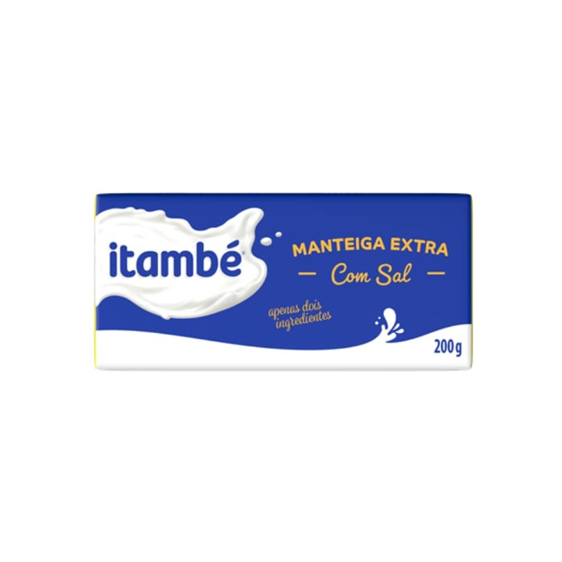 Manteiga Extra Itambé 200g Com Sal