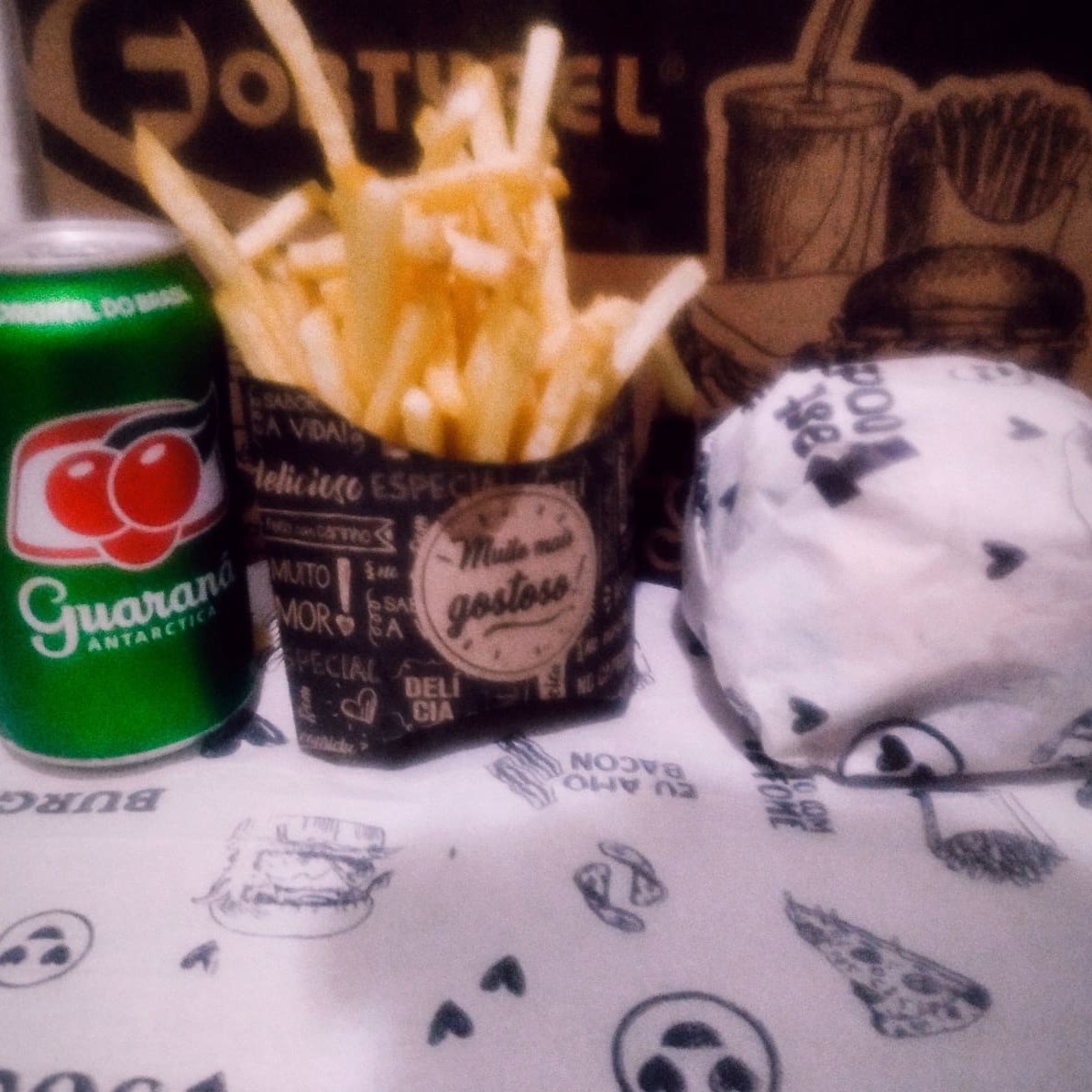 1x Cia 90g 1 batata 1 refrigerante lata