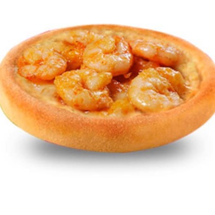 Camarão mussarela , cebola e temperos