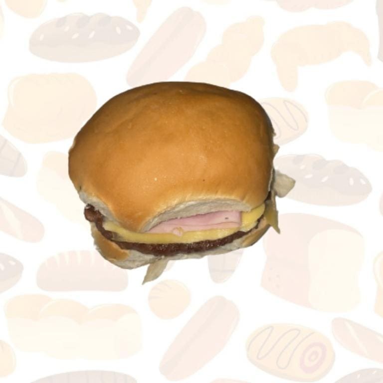 Hamburguer  queijo  presunto