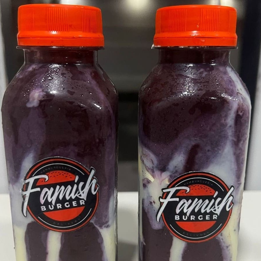 - açai batido com banana, granola, amendoim e leite em pó - leite condensado adicionado *Não Retiramos Os Cereais*