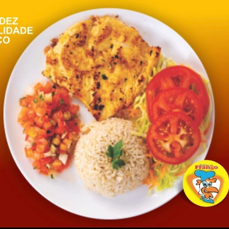 Acompanha arroz integral, molho a campanha e salada verde. Ou monte seu prato escolhendo 3 acompanhamentos.