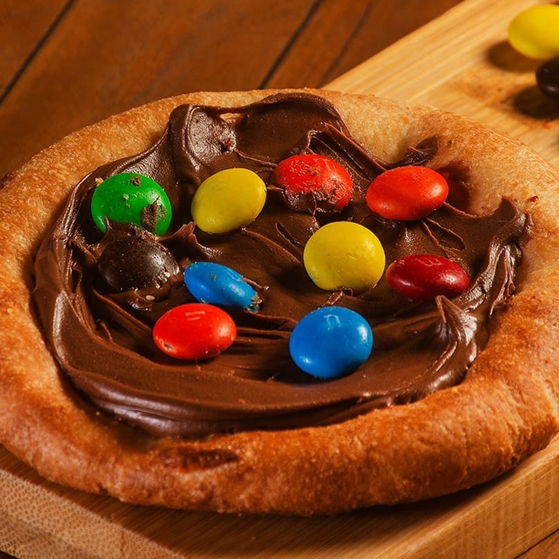 Chocolate ao leite com m&m
