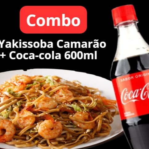 Nada melhor do que uma refeição completa, saborosa e refrescante! O nosso Yakissoba de Camarão é preparado com camarões selecionados, legumes fresquinhos e macarrão oriental no ponto certo, tudo envolvido em um molho especial que dá aquele toque único e irresistível.  E para deixar sua experiência ainda melhor, acompanha uma Coca-Cola 600ml bem gelada, perfeita para equilibrar os sabores e tornar sua refeição ainda mais especial.  Ideal para quem busca praticidade, qualidade e sabor no Dia a Dia!  #Yakissobadecamarao #Comidaoriental #Yakissobalovers #Cocacolagelada #Japadelivery #Sabororiental #Comboperfeito #Camarão #Deliveryjapones