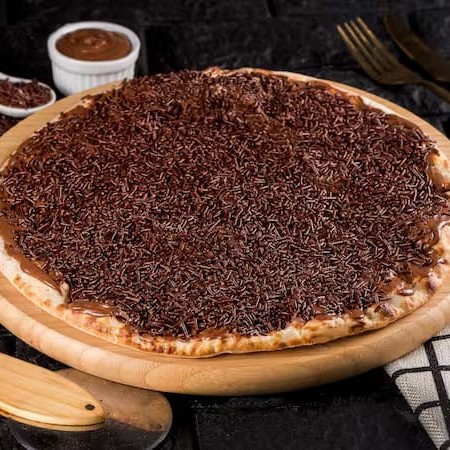Pizza de 35cm inteira Chocolate (Chocolate preto)
