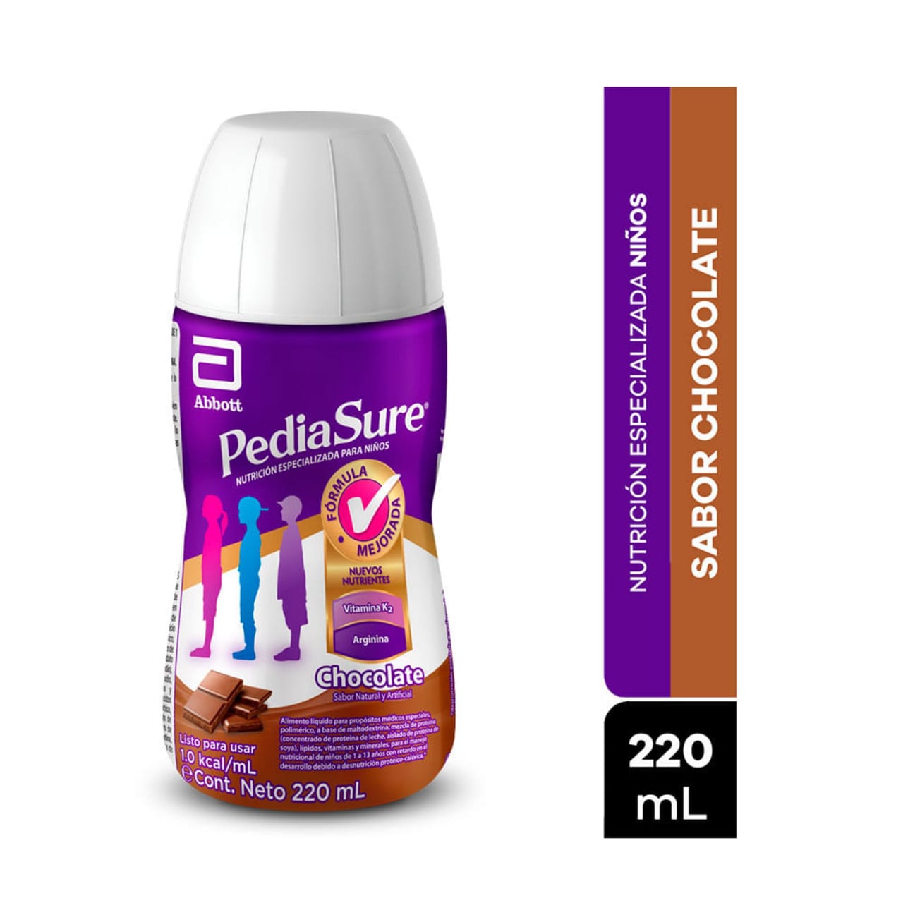 PEDIASURE CHOCO BOT LIQ*220ML