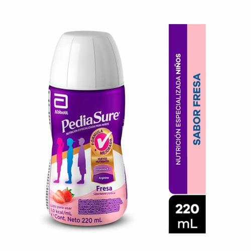 PEDIASURE FRESA BOT LIQ*220ML