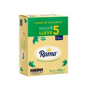 MARGARINA RAMA BARRA*125G*4U