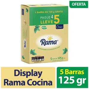 MARGARINA RAMA BARRA X 125 GR X 5 UNDS