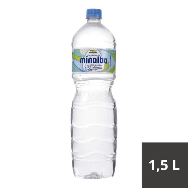 Garrafa de água 1,5 litro