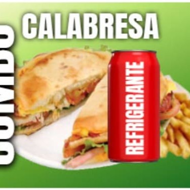 1 Beirut de Calabresa 1 Batata Frita Pequena 1 Refrigerante Lata