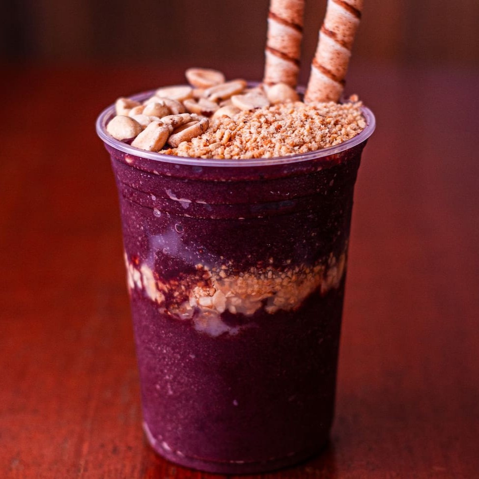 Açaí batido exclusivo do Popeye, peça do seu jeito. (Grupo Marujo)