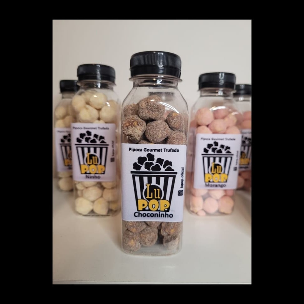 Pipoca trufada gourmet chocolate belga - 80g