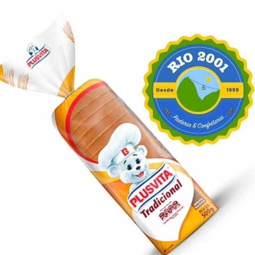 Pão de forma plusvita 480g tradicional