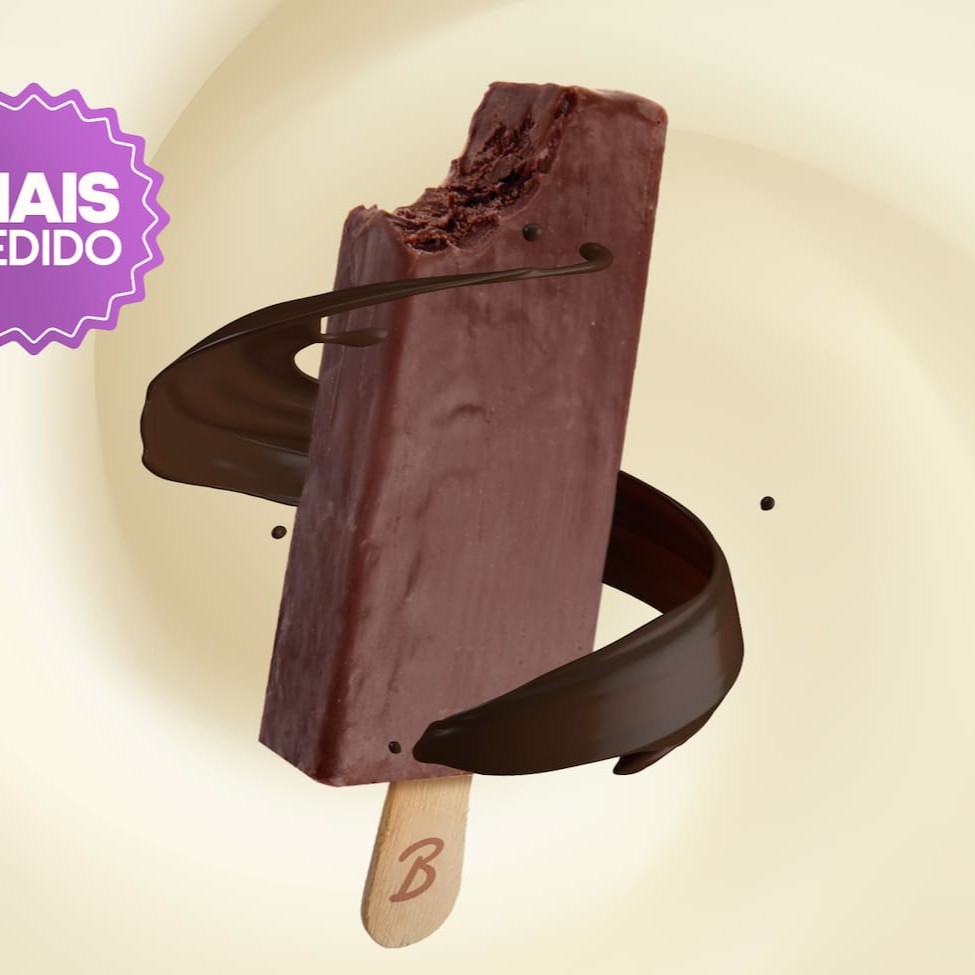 Sensacional bastone de chocolate belga com recheio de brigadeiro. O chocolate presente em nossa paleta possui a qualidade e o sabor do verdadeiro chocolate belga.  Paleta mexicana de chocolate belga recheada com brigadeiro. Porção de 115g (1 unidade). Alérgicos: contém leite, contém lactose. Por ser uma linha de produção compartilhada, contém glúten.