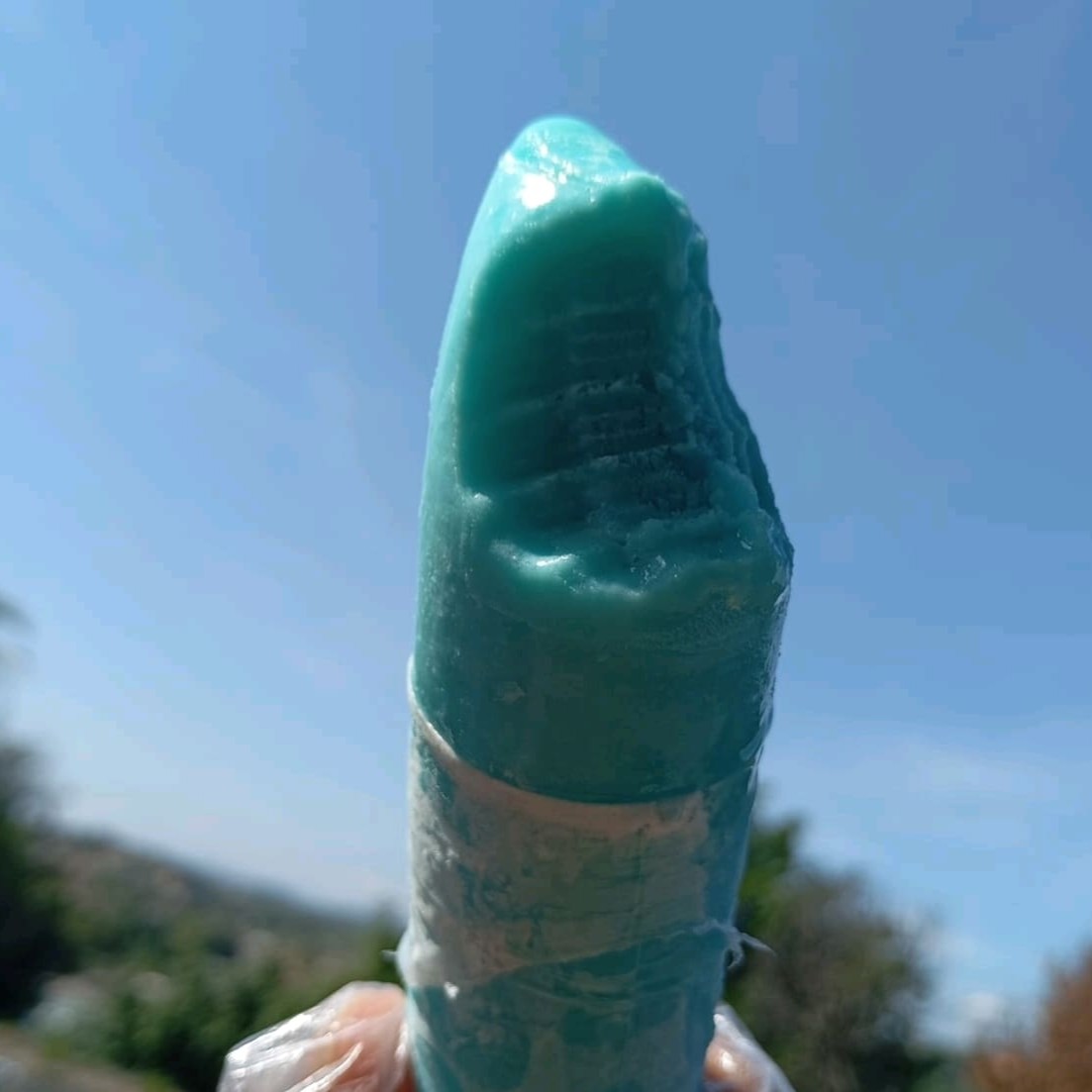 Aquele sacolé que as crianças amam, sabor de infância cremoso gostoso e refrescante