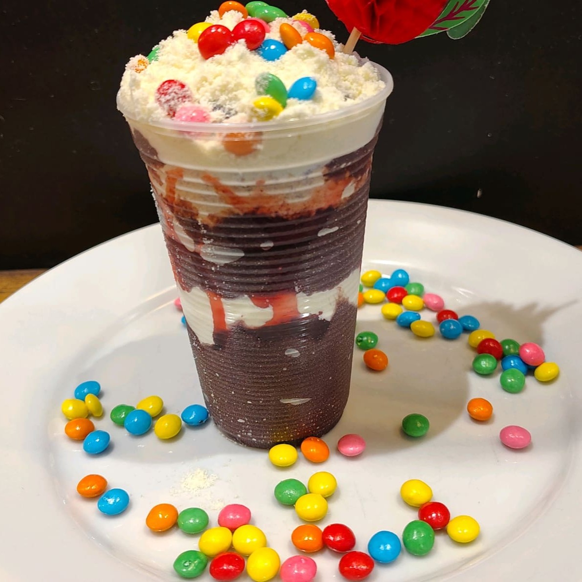 Açai batido na hora com morango , banana ou natural