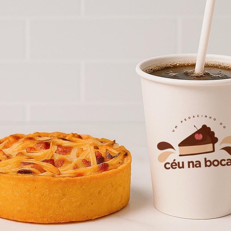 Uma deliciosa Dream Quiche de Frango ou Carbonara no tamanho individual acompanhada de um refrigerante bem gelado!