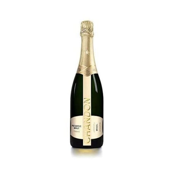 Chandon réserve brut é frutado, mostra notas florais, e delicado aroma de pão fresco. A elegância garantida pelo frescor e a perlage fina envolvem a boca e associam-se às notas de frutas cítricas e secas. 750ml.