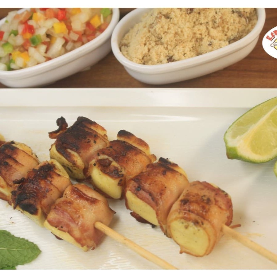 Espeto de queijo de Coalho c bacon