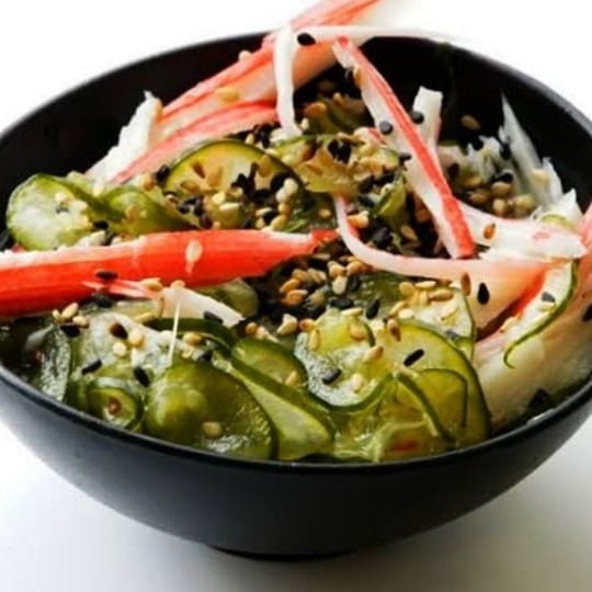 Pepino fatiado kani gergelin