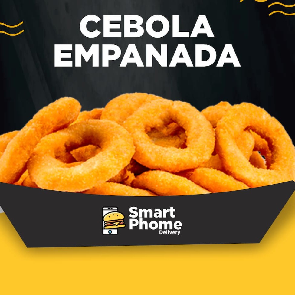 Porção com 10 Aneis + 50 ml de molho de acompanhamento.