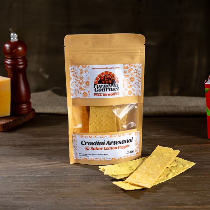 Crocante na medida certa, com toque cítrico e levemente picante. Ideal para acompanhar nossos molhos, risotos, massas e nhoques. 40g