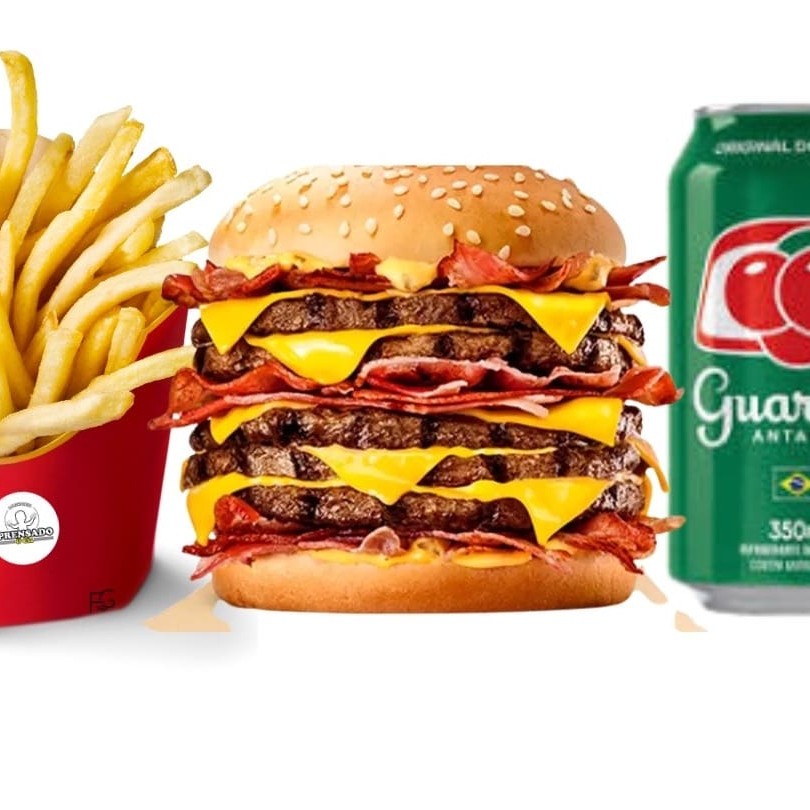 5 carnes, 5 queijos, molho e alface