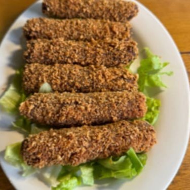 Delicioso croquete de costela no bafo.  Perfeito para petiscar.