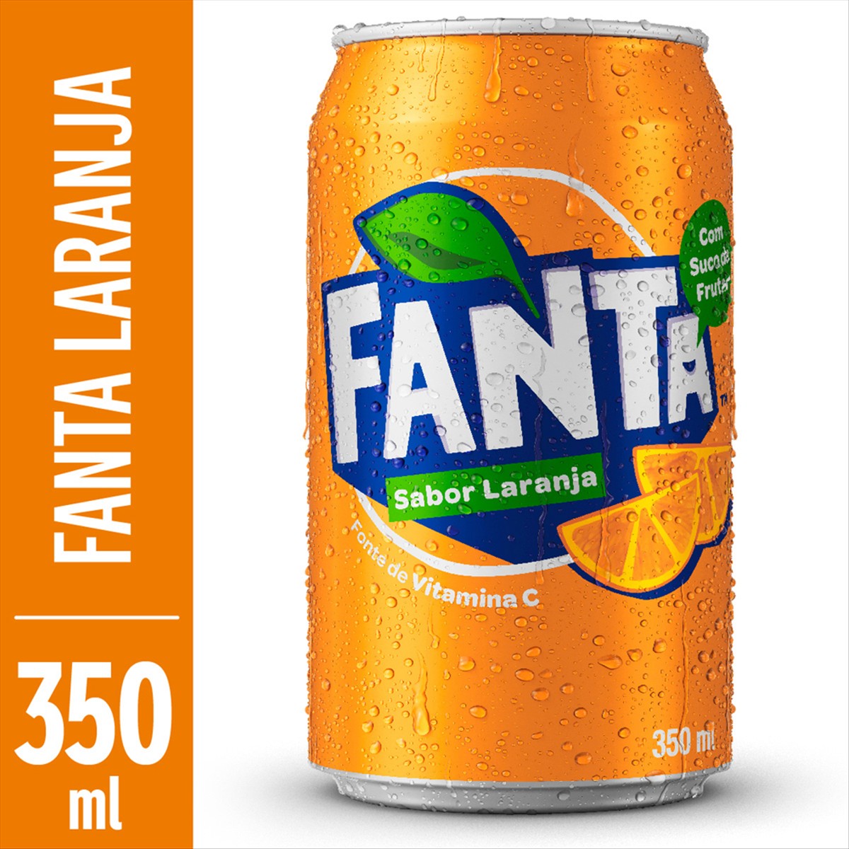 Fanta laranja em lata