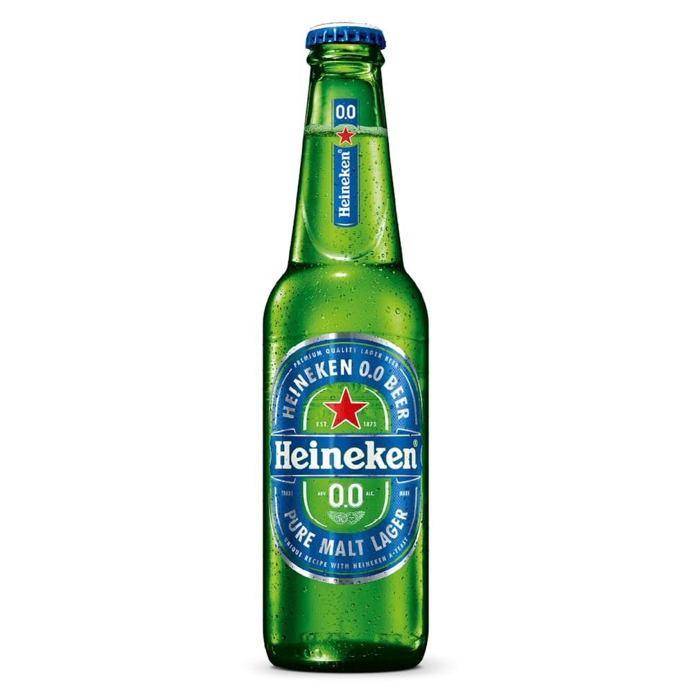 Tomar cerveja durante uma reunião? Após um exercício? Antes de dirigir? Com a Heineken 0.0, agora você pode! A Heineken 0.0 330ml é uma cerveja Puro Malte com sabor de qualidade e zero álcool. Nossos mestres cervejeiros levaram anos para chegar a uma receita com gosto de cerveja de verdade e Puro Malte. É o sabor de qualidade Heineken que você já conhece, agora sem álcool! Feita com ingredientes naturais, Heineken 0.0 possui notas frutadas, é suavemente maltada e contém apenas 74 calorias por Lata. Agora você pode curtir uma Heineken a qualquer momento do Dia!