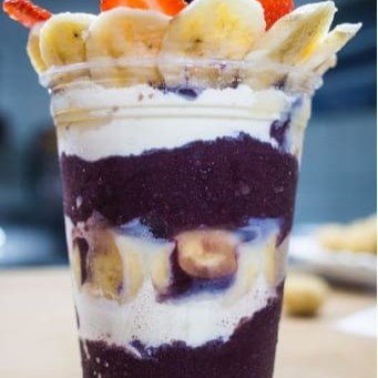 Copo com açaí +5 complementos _ Não Enviamos Complementos À Parte.