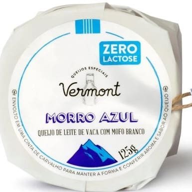 O Morro Azul é um queijo zero lactose de média intensidade de sabor, aroma marcante e muito cremoso.