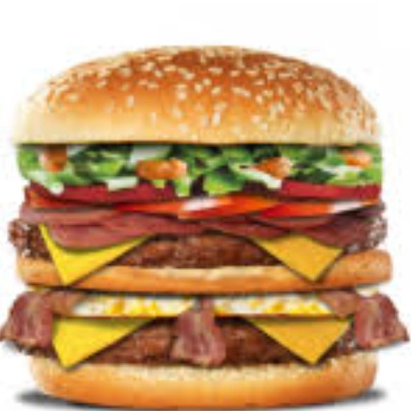 Delicioso X-Duplo contendo; Pão,2 Carnes, 2 Queijos, 2 Ovos, Bacon, Calabresa, Salada e Molho especial