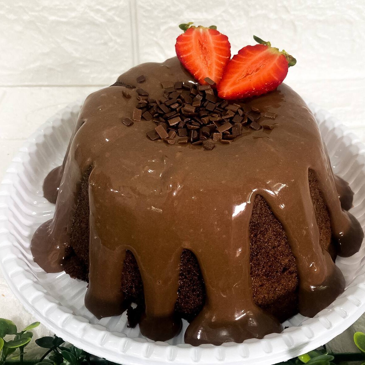 Nosso bolo chocolatudo na versão família