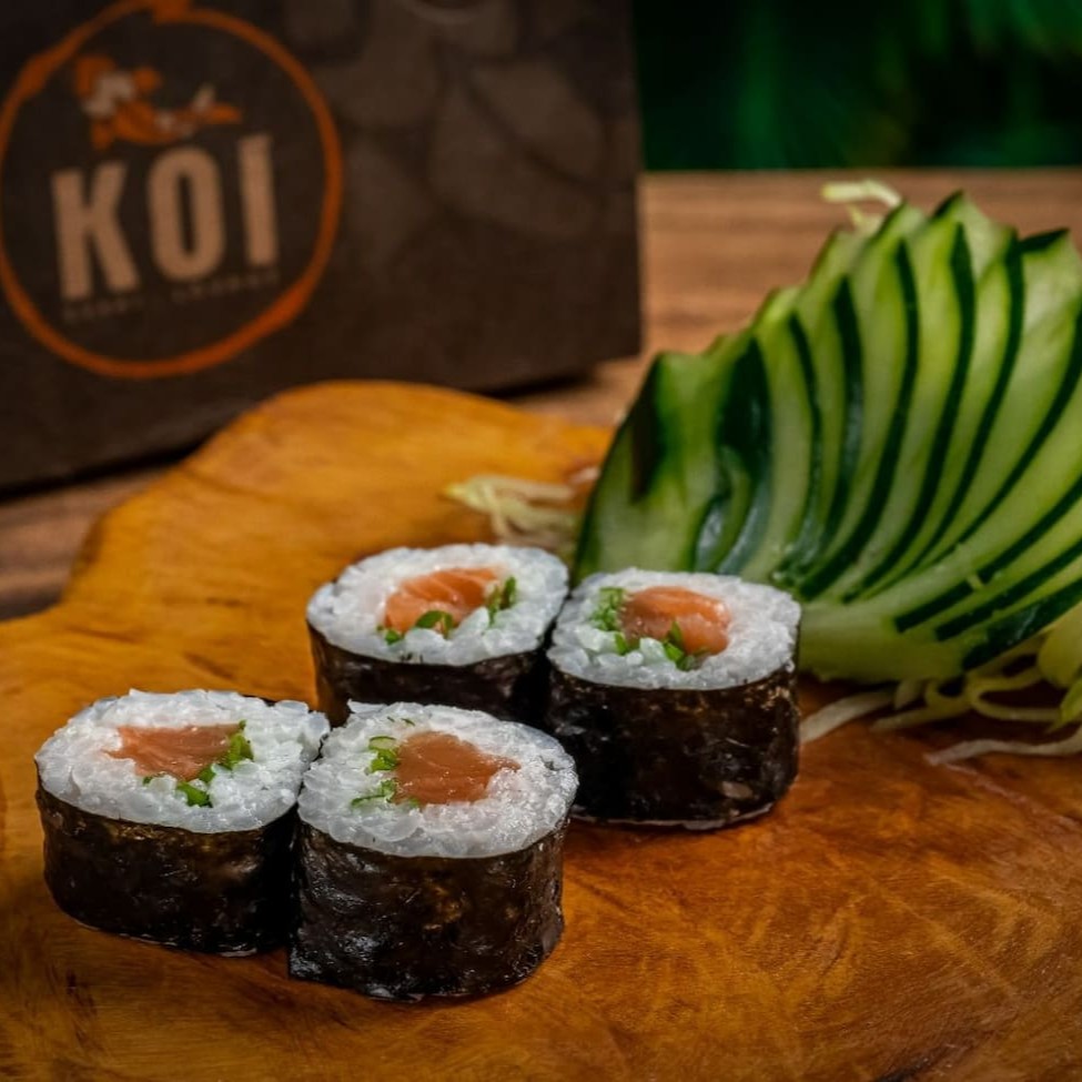 Arroz, alga e pepino japones - Kapamaki - 10 unidades    ----------tags------------- Sushi/japa/culinária japonesa/sushi em casa / promoções/makimonos/Philadelphia/filadélfia/hot filadélfia/ hot Philadelphia/sunomono/entre grátis/combinados/Carpaccio/cevite/sashimi de salmão/sushi por 1 real / promoção de hot/temaki/yakissoba