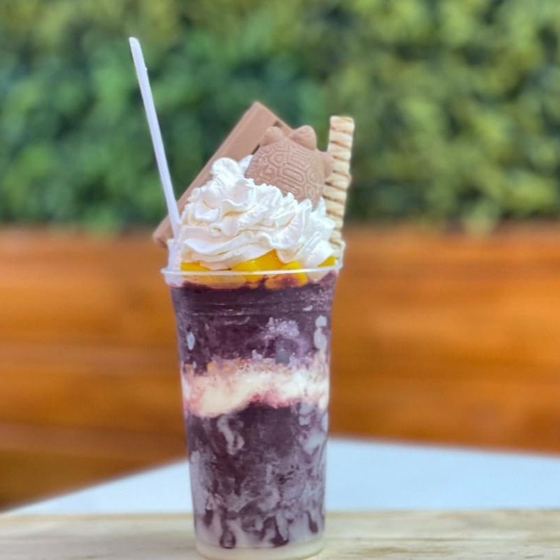 Nosso açaí de 500ml que você vai amar, em nosso açaí você pode escolher o sabor do seu açaí, cereais, frutas, cobertura e sorvete!
