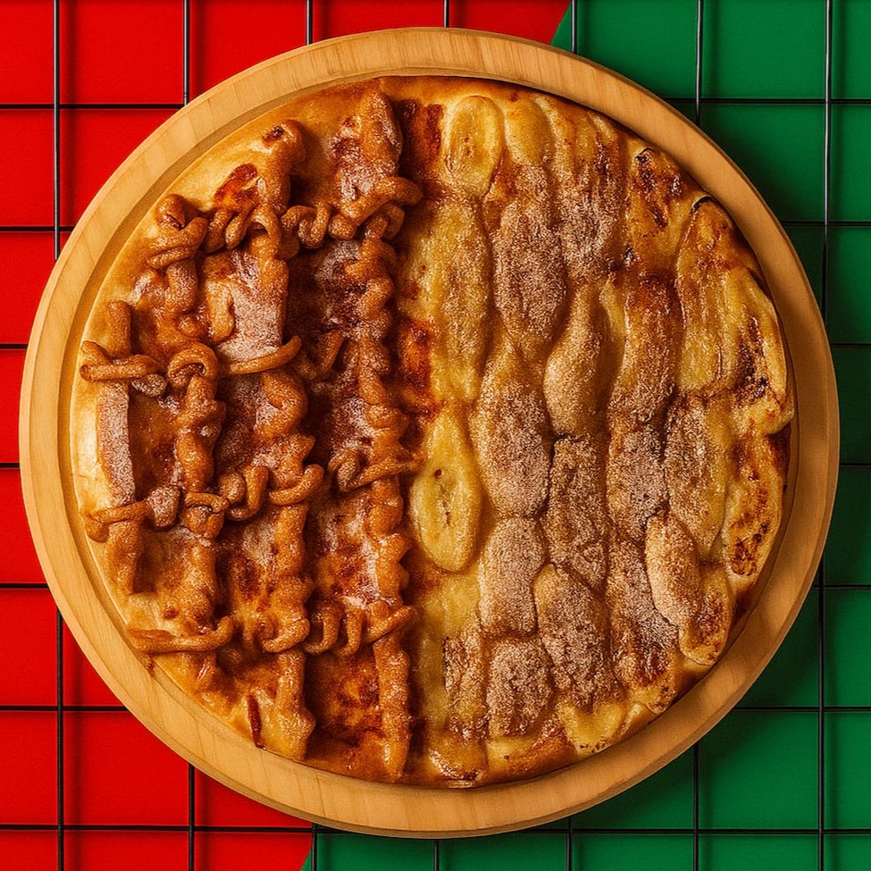 Este prato permite-lhe escolher até dois sabores irresistíveis. Cada mordida será um deleite ao seu paladar, com a quantidade perfeita de doçura e o tamanho ideal para saciar seu apetite. Prepare-se para uma experiência culinária inesquecível com a nossa pizza, feita com ingredientes de alta qualidade, trazendo a autêntica essência italiana em cada pedaço. Desfrute e se lambuze com a nossa Pizza Média de 30cm!