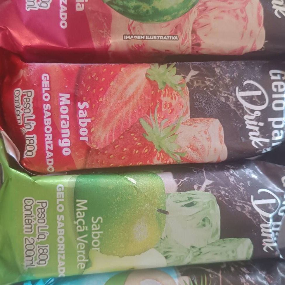 Sabores  Morango  Maça  Melancia  Morango  Côco