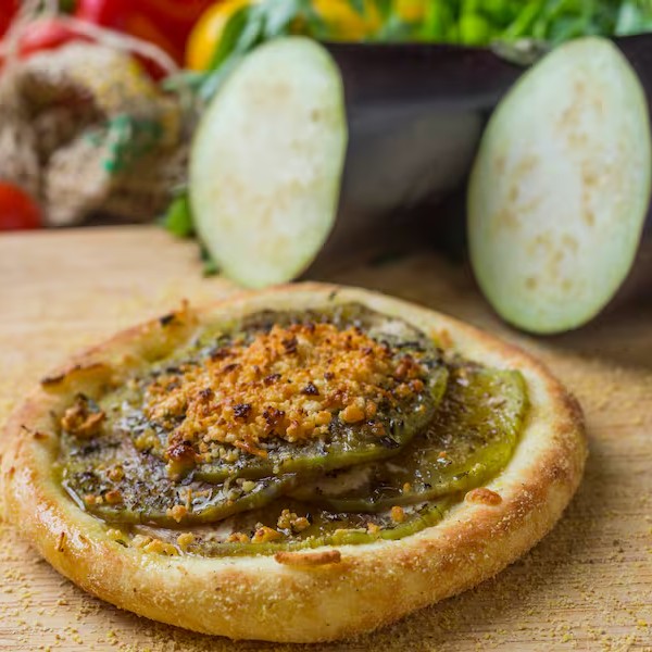 Berinjela e mussarela. Produto linha Saudável / Fitness