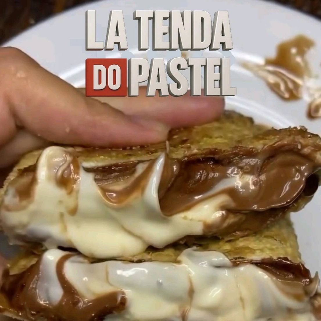 Chocolate branco e Chocolate ao leite.