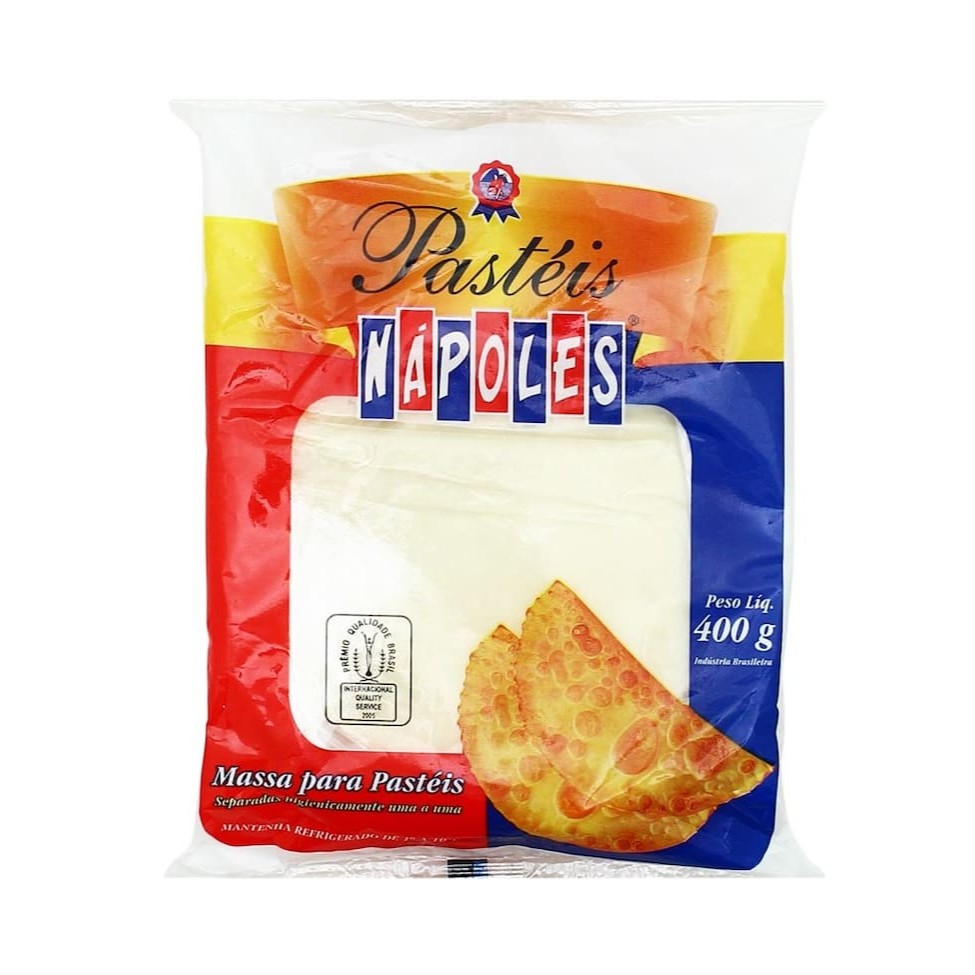 Massa de pastel 400g redonda  Imagem ilustrativa