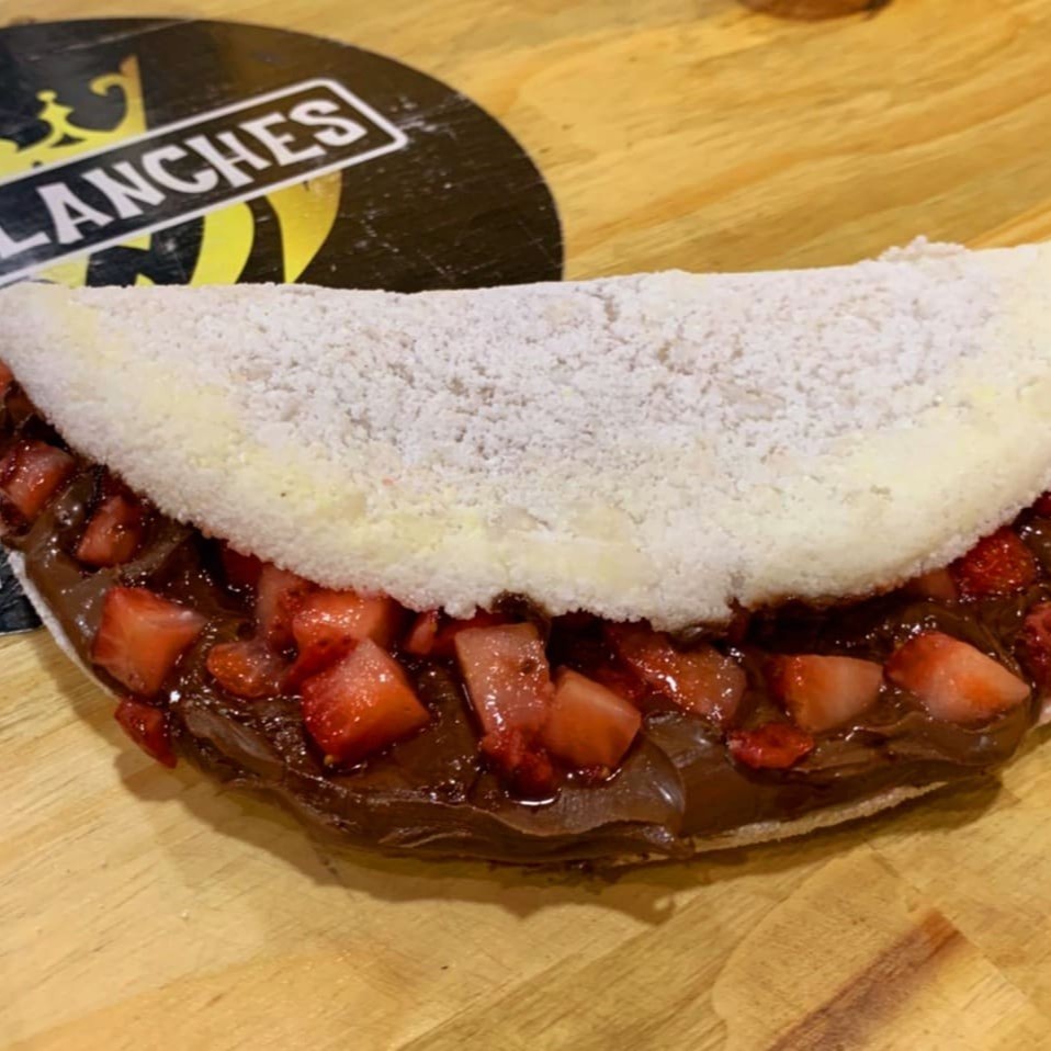 Escolha ate 7 sabores de ingredientes e monte a sua tapioca do geitinho que vc mais gosta.