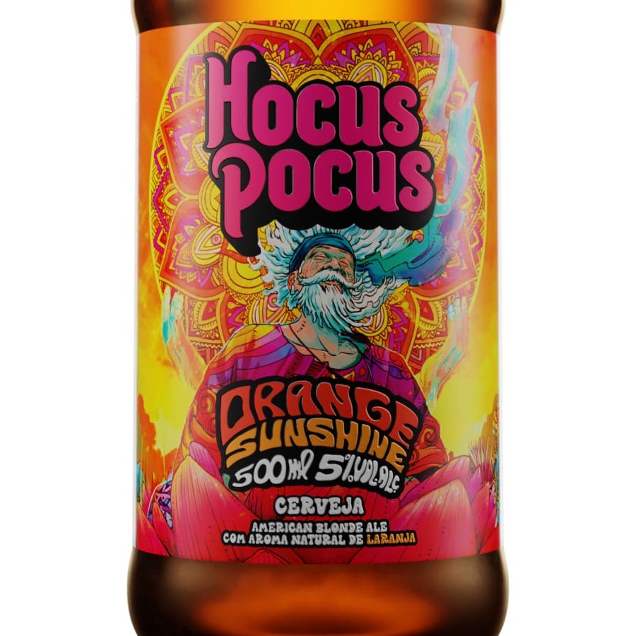 Leve, refrescante e com a laranja bem presente no aroma e no sabor. Muito fácil de beber. 5% Vol.Alc. 500ml.