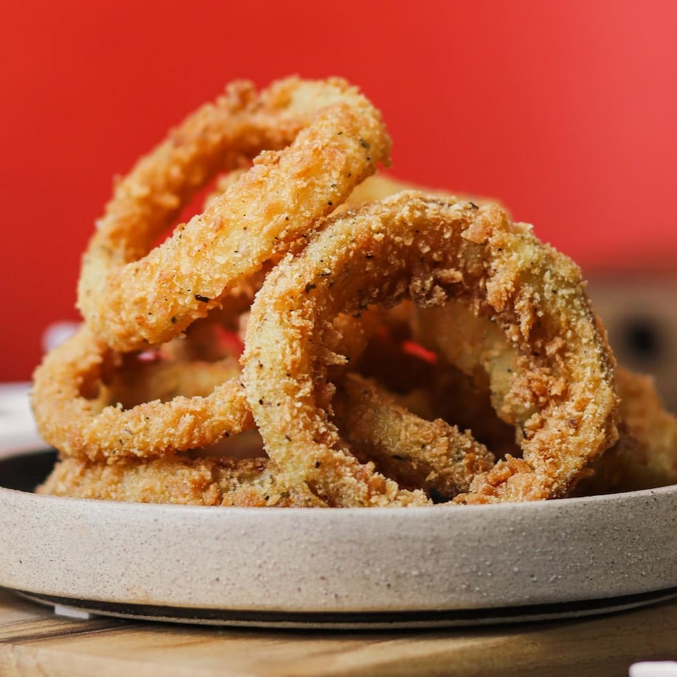 6 Anéis de Cebola Empanado (Onion rings)