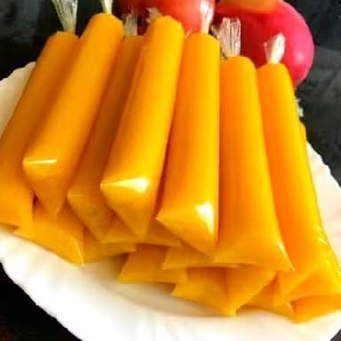 Royal açaí traz para vocês o delicioso sacolé de manga.